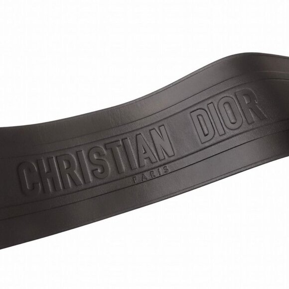 Christian Dior Logo Belt Corset Leather Double Waist Gold Hardware TNT main image 4
